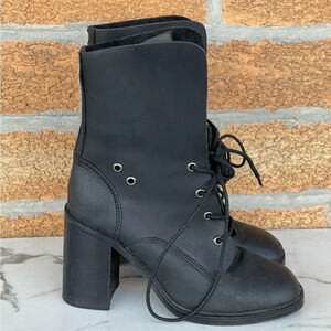 Jeffrey Campbell “JUNEAU” Leather Boots 7.5